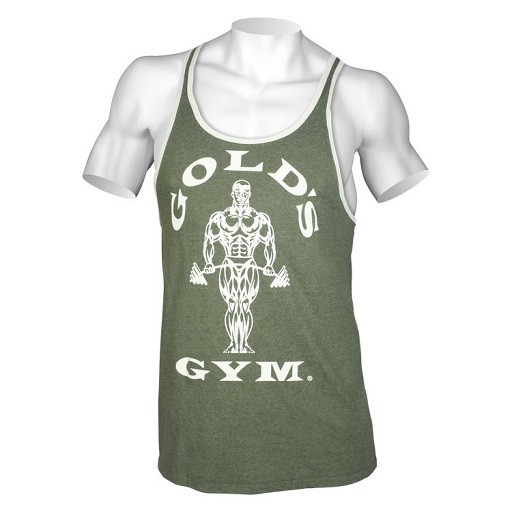 Gold`s Gym GCONST17 Stringer Tank - Army S | ROUGHBULL FITNESS
