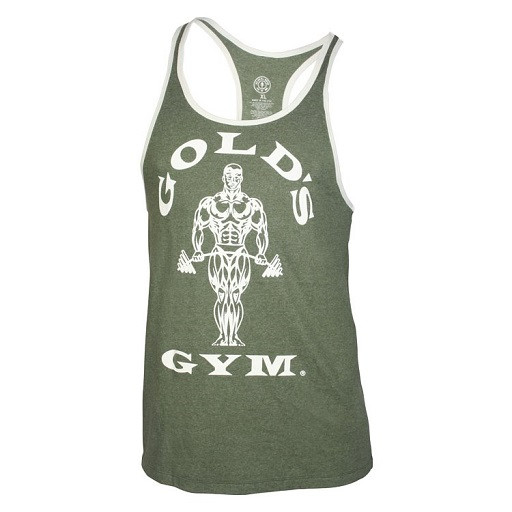Gold`s Gym GCONST17 Stringer Tank - Army M | ROUGHBULL FITNESS