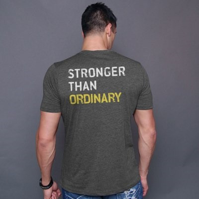 Gold´s Gym Stronger Than ORDINARY Tee XL | ROUGHBULL FITNESS