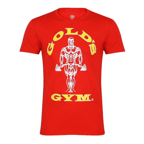 Gold´s Gym GGTS002 Muscle Joe T-Shirt - rot M | ROUGHBULL FITNESS