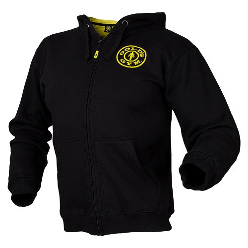 Gold´s Gym Muscle Joe Zip Hoodie - schwarz M | ROUGHBULL FITNESS