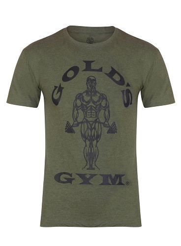 Gold´s Gym GGTS002 Muscle Joe T-Shirt - army L | ROUGHBULL FITNESS