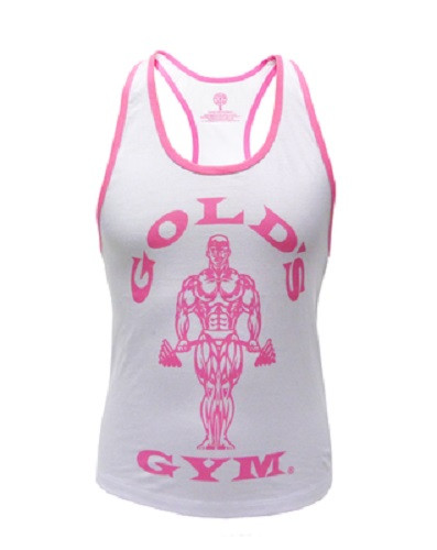 Gold´s Gym GGLVST021  - Ladies Loose Fit Tank - white XS | ROUGHBULL FITNESS