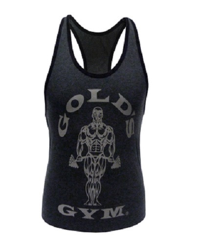 Gold´s Gym GGLVST021  - Ladies Loose Fit Tank - charcoal XS | ROUGHBULL FITNESS