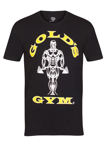 Gold´s Gym GGTS002 Muscle Joe T-Shirt - black S | ROUGHBULL FITNESS
