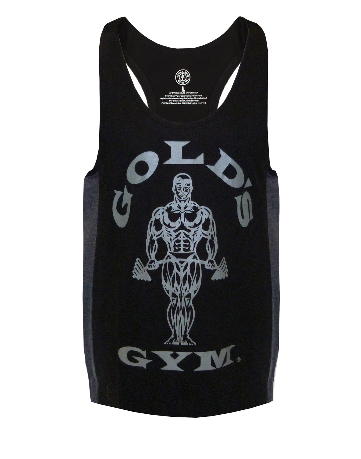 Gold´s Gym GGVST010 - Tonal Panel Stringer - black/charcoal L | ROUGHBULL FITNESS