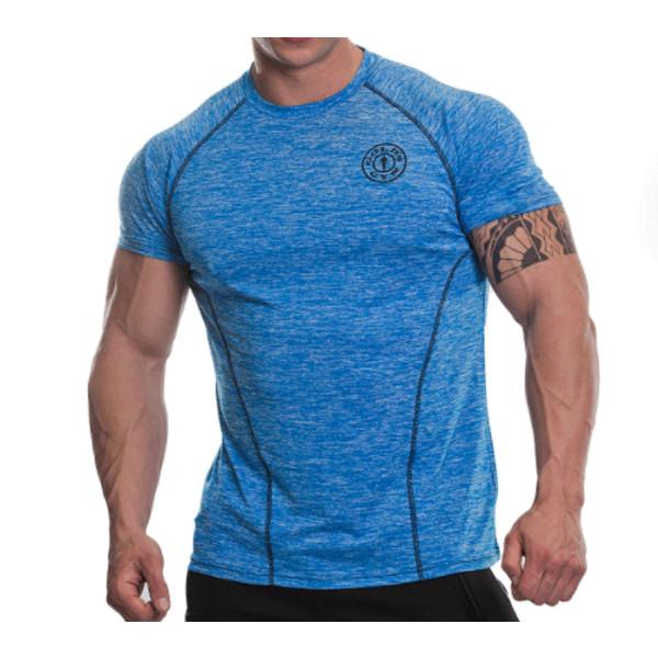 Gold´s Gym GGTS060 Raglan T-Shirt - Blue Marlin L | ROUGHBULL FITNESS