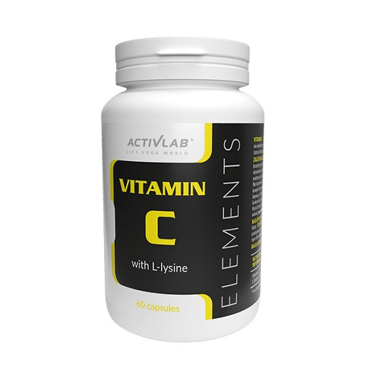 Activlab Elements Vitamin C mit L-Lysin 60 Kapseln | ROUGHBULL FITNESS