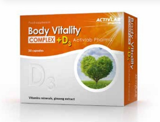 Activlab Body Vitality Complex + D3 30 Tabletten | ROUGHBULL FITNESS