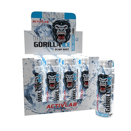 Activlab Black Gorilla Ice Pump Shot Orange Grapefruit 12x80ml | ROUGHBULL FITNESS