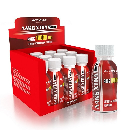 Activlab AAKG Xtra Shot 12 x 100ml Lemon-Strawberry | ROUGHBULL FITNESS