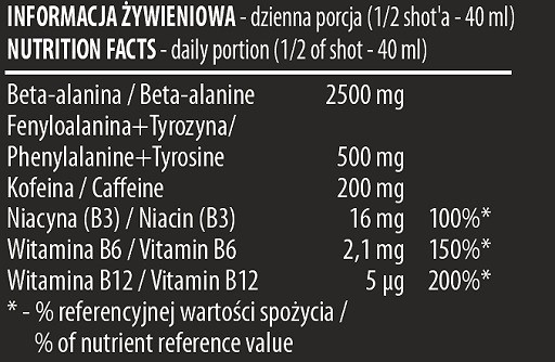 Activlab Black Wolf Shot Preworkout 12 x 80ml | ROUGHBULL FITNESS