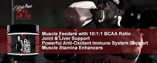 Rich Piana 5% Nutrition AllDayYouMay 465g Fruit Punch | ROUGHBULL FITNESS