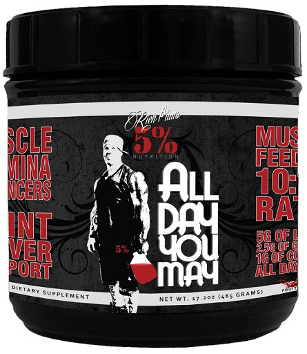 Rich Piana 5% Nutrition AllDayYouMay 465g Mango Pineapple | ROUGHBULL FITNESS