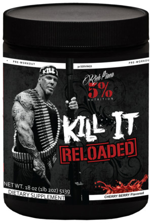 Rich Piana 5% Nutrition Kill it RELOADED Booster 513g Beach Blast | ROUGHBULL FITNESS