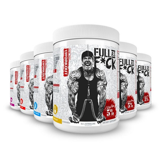 Rich Piana 5% Nutrition Full as F*ck Legendary 375g Blue Raspberry | ROUGHBULL FITNESS