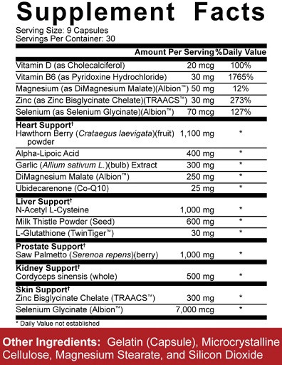 Rich Piana 5% Nutrition Liver & Organ Defender 270 Caps | ROUGHBULL FITNESS