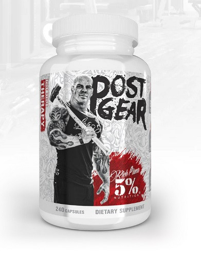 Rich Piana 5% Nutrition Post Gear PCT Support 240 Caps | ROUGHBULL FITNESS
