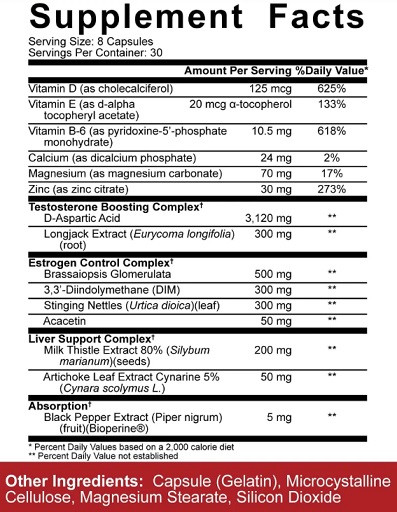 Rich Piana 5% Nutrition Post Gear PCT Support 240 Caps | ROUGHBULL FITNESS