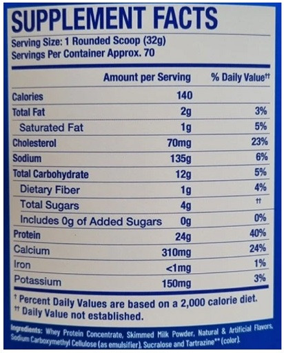 Ronnie Coleman Whey-XS 2,26kg Strawberry Milkshake | ROUGHBULL FITNESS