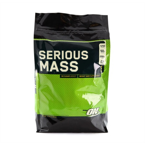 Optimum Nutrition Serious Mass 12lbs Cookies & Cream | ROUGHBULL FITNESS