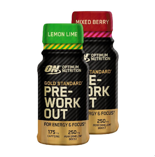 Optimum Nutrition Gold Standard Pre-Workout Shot 12x60ml Mixed Berry | ROUGHBULL FITNESS