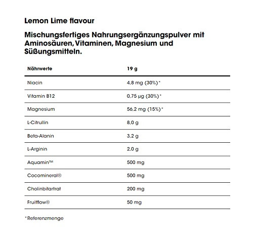 Optimum Nutrition Platinum Pump 380g Lemon Lime | ROUGHBULL FITNESS