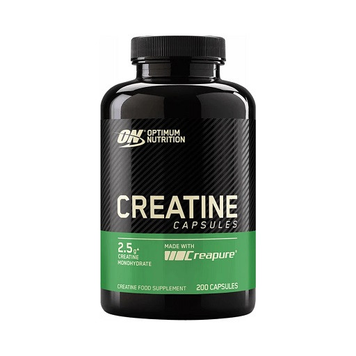 Optimum Nutrition Creatine Creapure - 200 Caps | ROUGHBULL FITNESS