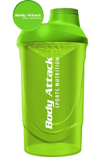 Body Attack Shaker 600ml Schwarz | ROUGHBULL FITNESS
