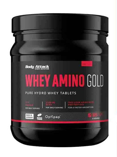 Body Attack Whey Amino Gold 325 Tabletten | ROUGHBULL FITNESS