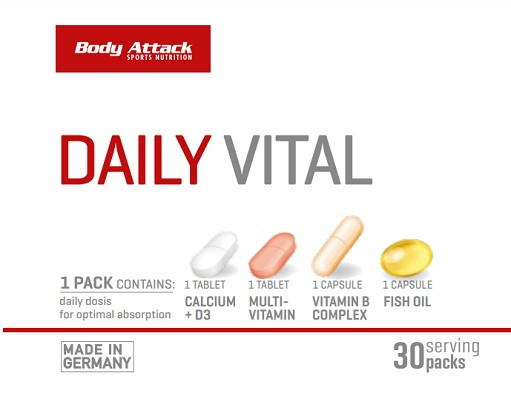 Body Attack Daily Vital 30 Packs | ROUGHBULL FITNESS