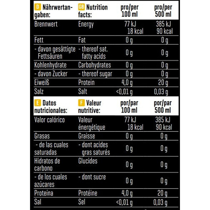 Body Attack Clear Iso Whey Drink 12 x 500ml