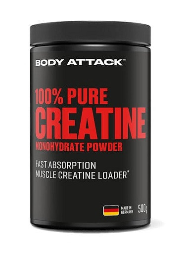 Body Attack 100% Pure Creatine 500g | ROUGHBULL FITNESS