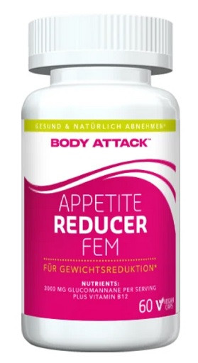 Body Attack Appetite Reducer FEM 60 Kapseln | ROUGHBULL FITNESS