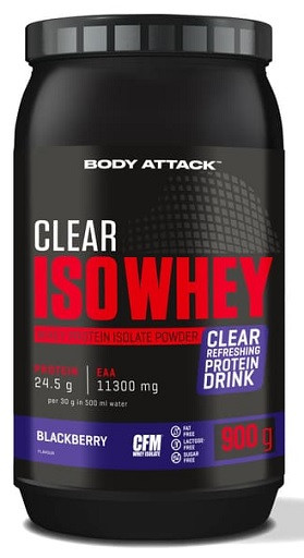 Body Attack Clear Iso Whey 900g Lemon | ROUGHBULL FITNESS