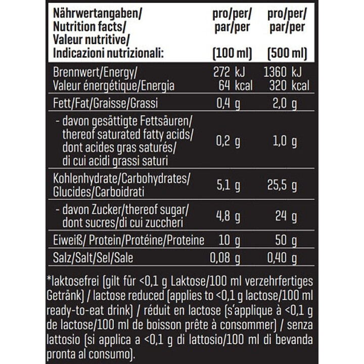 Body Attack High Protein Shake 12x500ml