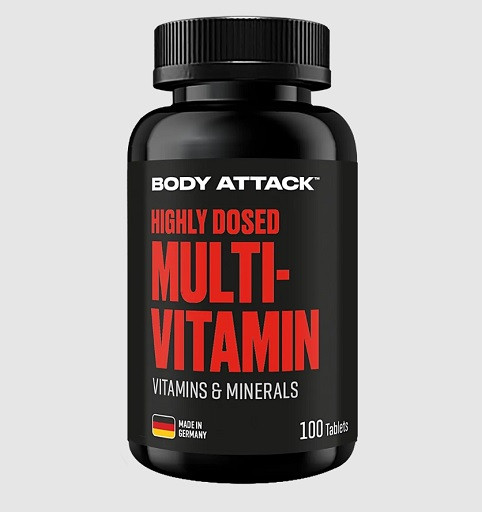 Body Attack Multi Vitamin 100 Tabletten | ROUGHBULL FITNESS