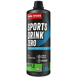 Body Attack Sports Drink Zero 1000 ml | ROUGHBULL FITNESS
