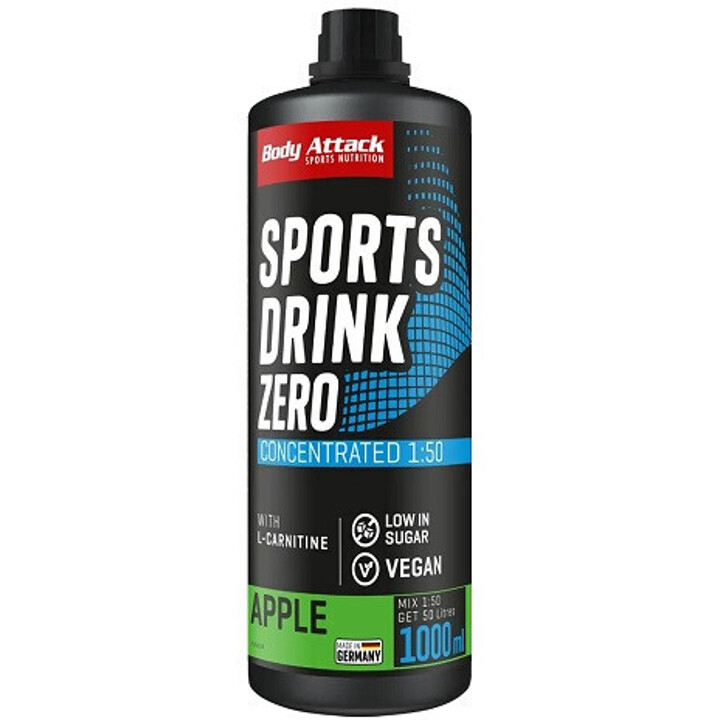 Body Attack Sports Drink Zero 1000 ml | ROUGHBULL FITNESS