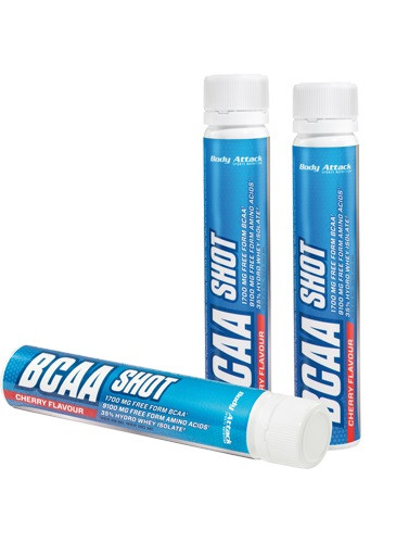 Body Attack BCAA Shots 20x25ml - Kirsche | ROUGHBULL FITNESS