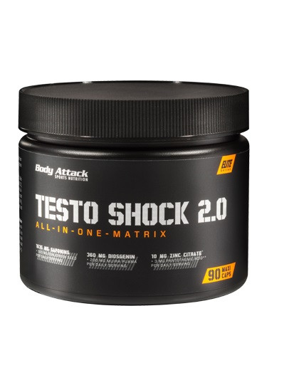 Body Attack Testo Shock 2.0 - 90 Kapsel | ROUGHBULL FITNESS