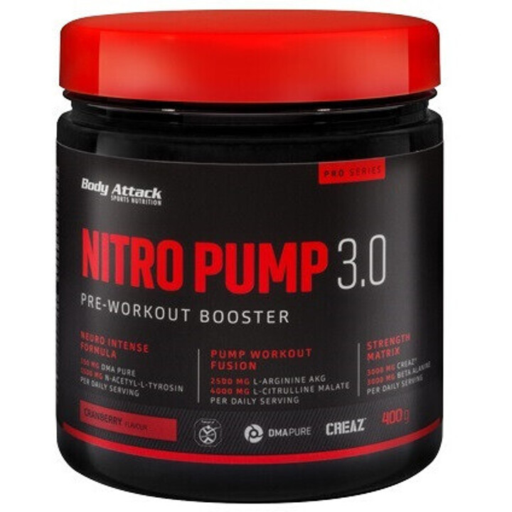 Body Attack Nitro Pump 3.0 - 400g | ROUGHBULL FITNESS