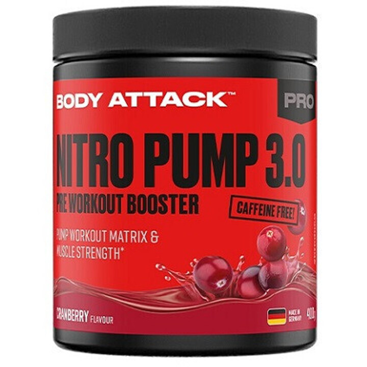 Body Attack Nitro Pump 3.0 - 400g | ROUGHBULL FITNESS