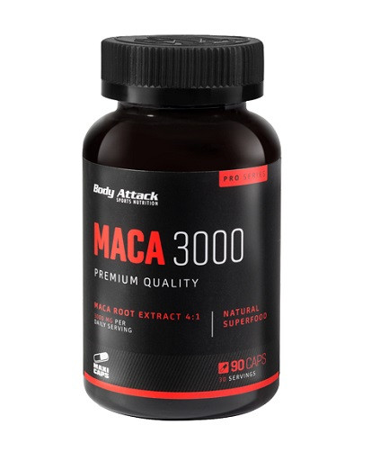 Body Attack Maca 3000 - 90 Caps | ROUGHBULL FITNESS