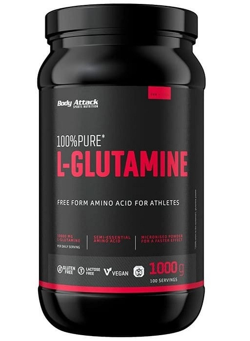 Body Attack Pure L-Glutamine 1kg | ROUGHBULL FITNESS