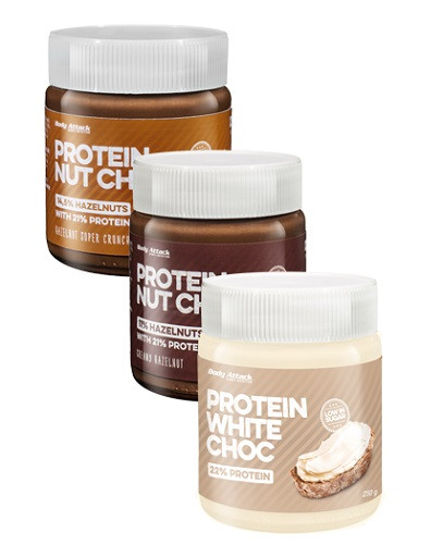 Body Attack Protein CHOC Creme - 250g Creamy Hazelnut | ROUGHBULL FITNESS
