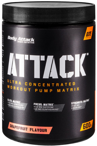 Body Attack Attack - Grapefruit 600g | ROUGHBULL FITNESS
