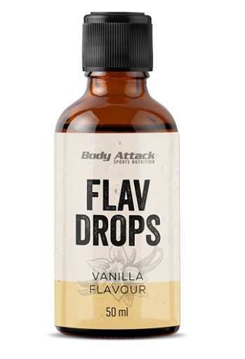 Body Attack Flav Drops 50ml Butter Biscuit | ROUGHBULL FITNESS