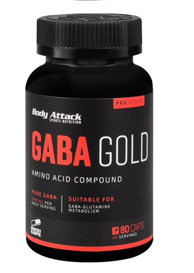 Body Attack Gaba Gold 80 Kapsel | ROUGHBULL FITNESS