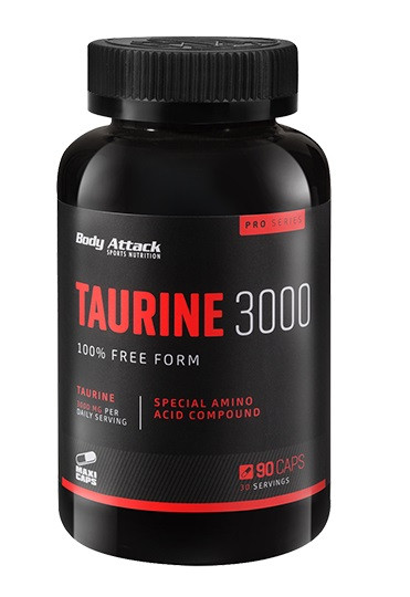 Body Attack Taurine 3000 - 90 Caps | ROUGHBULL FITNESS